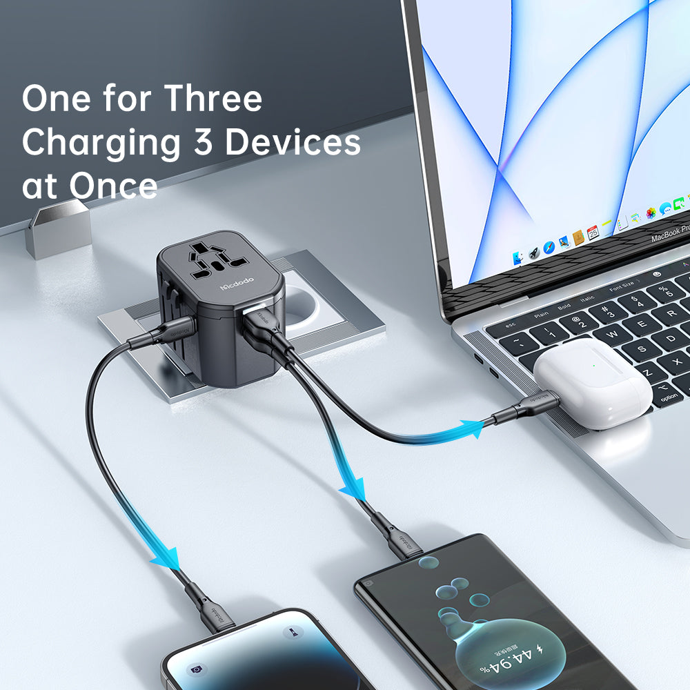MCDODO G1 Series CP-3471 20W Global Travel Power Socket Universal Conversion Adapter MCDODO G1 Series CP-3471 20W Global Travel Power Socket Universal Conversion Adapter